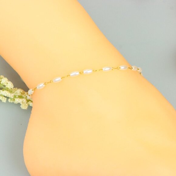 "Handmade Anklet – A Stylish Choice for Women, Thoughtful Gift Idea, EVCH1169 - Picture 8 of 9